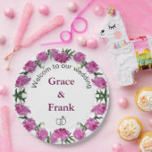 牡丹。 ペーパープレート (パーティー)