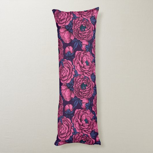 牡丹 ボディピロー (裏面 (縦))