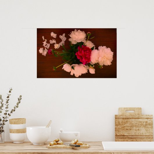 牡丹 ポスター (キッチン)