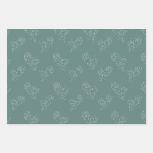 牡丹 ラッピングペーパーシート (正面3)