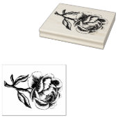 牡丹 ラバースタンプ (押印)