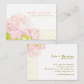 牡丹+レーフェイクスエレガントファッション 名刺 (正面/裏面)