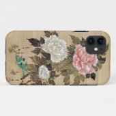 牡丹、其一のシャクヤク、Kiitsuの日本芸術 Case-Mate iPhoneケース (裏面(横))