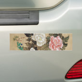 牡丹,其一牡丹,キツ,日本美術 バンパーステッカー (車上)