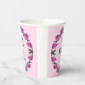 牡丹。 紙コップ (左)