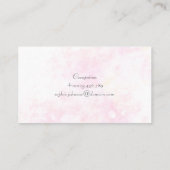 牡丹(金ゴールド枠) 名刺 (裏面)