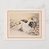 牡丹、1935年ルイ・イカルト ポストカード (正面)