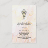 *～*牡丹Lotus Nirvana神聖な幾何学ヨガ  名刺 (裏面)