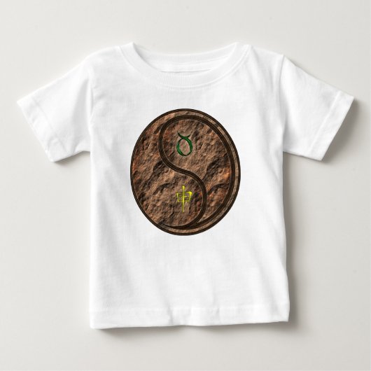 牡牛座と戊申 ベビーTシャツ (正面)