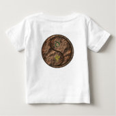 牡牛座と戊申 ベビーTシャツ (裏面)