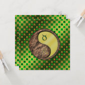 牡牛座と金属の龍 カード (正面/裏面インサイチュ)