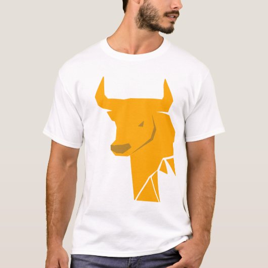 牡牛座のイエローギフト Tシャツ (正面)