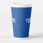牡牛座のコーヒー ラテ マグカップ (正面)