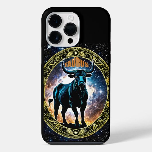 牡牛座のサイン iPhoneケース (裏面)