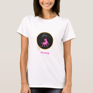 牡牛座のホロスコープTシャツ Tシャツ