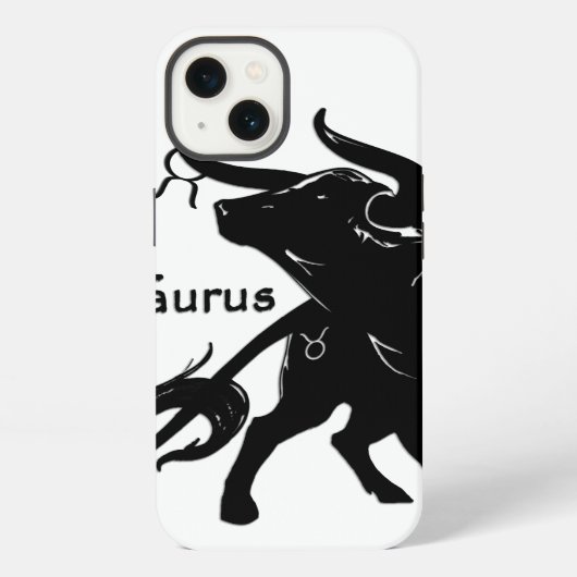 牡牛座のマイ�ティ・タウラス iPhoneケース (裏面)