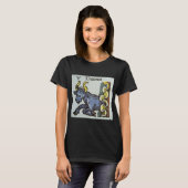 牡牛座のヴィンテージ・サイン・オブ・ザ・ゾディアック Tシャツ (正面フル)