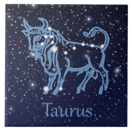 牡牛座の星座と星々 タイル