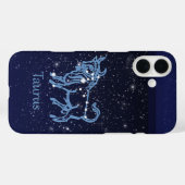 牡牛座の星座と星々 Case-Mate iPhoneケース (裏面 (横))