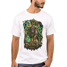 牡牛座の星座占い 天体牡牛Tシャツ