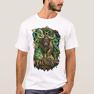 牡牛座の星座占い 天体牡牛Tシャツ Tシャツ