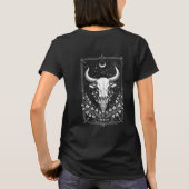 牡牛座ゴシックテイストTシャツ Tシャツ (裏面)