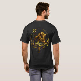 牡牛座 ユニークな星座デザイン Tシャツ