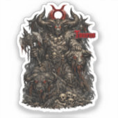 牡牛座 — 地獄の戦争の支配者 シール (正面)