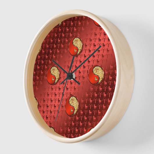 牡牛座 壁時計 (傾斜)