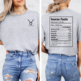 牡牛座 星座 占い 星のサイン シンボル Tシャツ