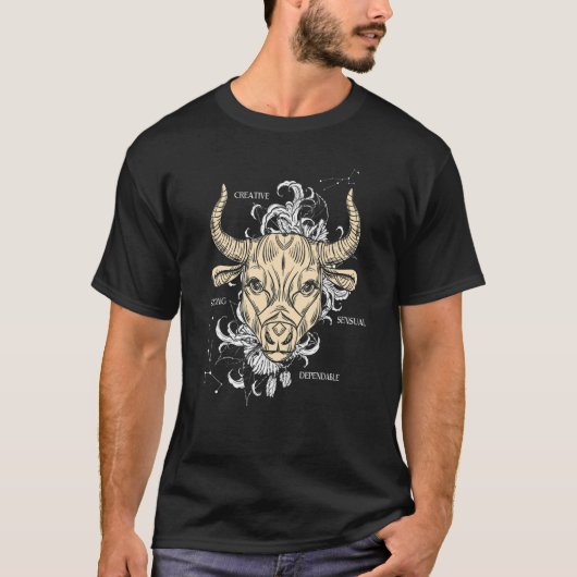 牡牛座 Tシャツ (正面)