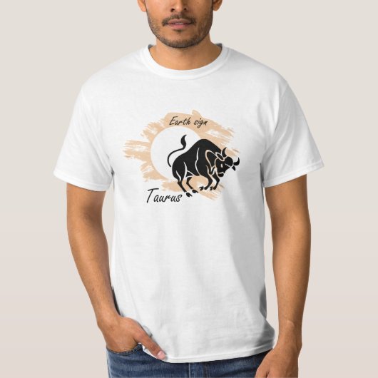 牡牛座Tシャツ Tシャツ (正面)