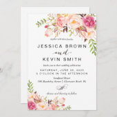 牡素朴丹フローラ 招待状 (正面/裏面)