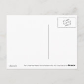 牡羊占星術ゴシック色ステンドグラス窓PostC ポストカード (裏面)