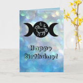 牡羊占星術サンサイン誕生日カード カード (黄色い花)