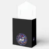 牡羊占星術ステンドグラスのモノグラムの好意ボックス フェイバーボックス (オープン)