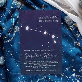 牡羊占星術ベビーシャワー 招待状