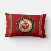 牡羊占星術 ランバークッション (裏面)