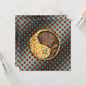 牡羊座とアースドッグ カード (正面/裏面インサイチュ)