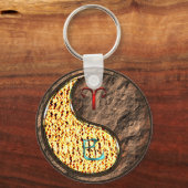 牡羊座とアースネーク キーホルダー (正面)