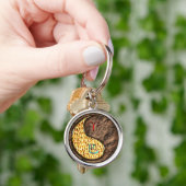 牡羊座とアースネーク キーホルダー (手)