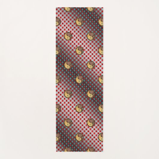 牡羊座とアースネーク ヨガマット (正面)