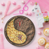 牡羊座とアースボア ペーパープレート (パーティー)