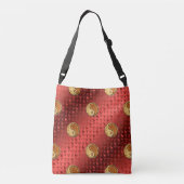 牡羊座とウッドタイガー クロスボディバッグ (裏面)