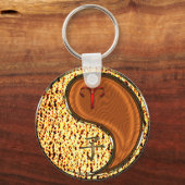 牡羊座とウッドラット キーホルダー (正面)