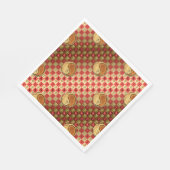 牡羊座とウッドラット スタンダードランチョンナプキン (角)