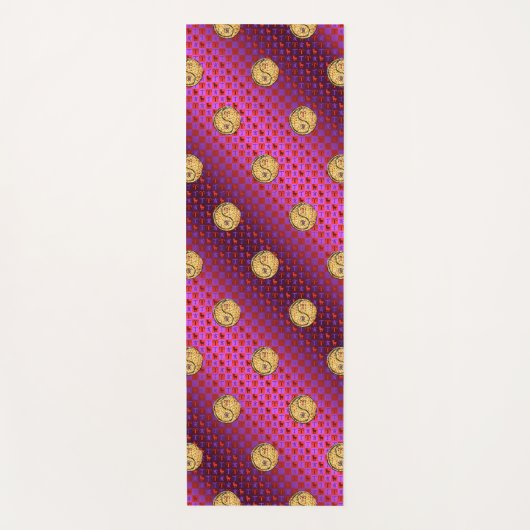 牡羊座とファイアボア ヨガマット (正面)