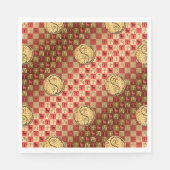 牡羊座とファイアラット スタンダードランチョンナプキン (正面)