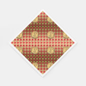 牡羊座とファイアラット スタンダードランチョンナプキン (角)