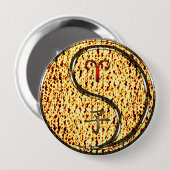 牡羊座とファイアラット 缶バッジ (正面&裏面)